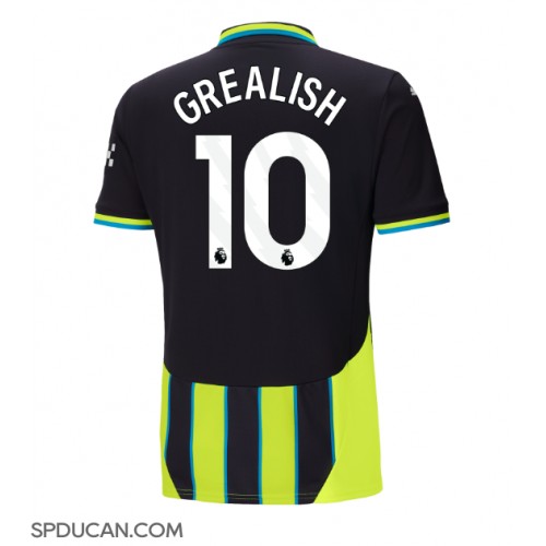 Muški Nogometni Dres Manchester City Jack Grealish #10 Gostujuci 2024-25 Kratak Rukav